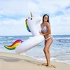 Schwimmen Kreis Aufblasbare Matratze Einhorn Xxl Produktbild-Vorschau 6