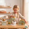 Detská kuchynská súprava Mamabrum z dreva – mixér, váha, Náhľad obrázku produktu 4