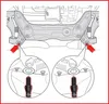 KS TOOLS Arretierdornsatz Hilfsrahmen / Aggregateträger Produktbild-Vorschau 3