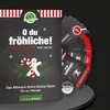 A product image for a Christmas-themed murder mystery dinner game, showing the game box and several cards fanned out. Produktbild-Vorschau