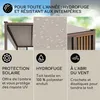 Blumfeldt Tonnelle de Jardin 3x3m en Metal avec Lattes en Voir les images du produit 2