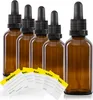 Oputec 5x 50ml Pipettenflasche aus Braunglas mit Produktbild-Vorschau 1