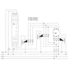 A wiring diagram for an automatic star-delta starter with a time relay. Anteprima dell’immagine prodotto