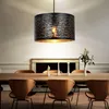 Hängelampe, schwarz-gold, rund, Kunststoff 38 cm Produktbild-Vorschau 4