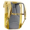 The back view of a yellow backpack. Produktbild-Vorschau