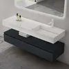 doporro Mobile Bagno Sospeso 150cm Antracite Opaco con Anteprima dell’immagine prodotto 2