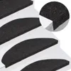 vidaXL Tappetini autoadesivi 15 pezzi 65x22,5x3,5 cm Nero Anteprima dell’immagine prodotto 2