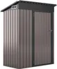 Metalowa szopa ogrodowa COSTWAY, 150 x 90,5 x 185 cm | 1,5 Podgląd zdjęcia produktu 1