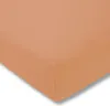 Estella Zwirn-Jersey Spannlaken 200x200cm, Farbe apricot Produktbild-Vorschau 4
