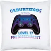 Geburtstagskind Level 17 Freigeschaltet Kissen Happy Produktbild-Vorschau 1
