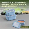 Viwares Frischhaltedosen im 3er Set mit transparentem Produktbild-Vorschau 7