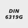 The image shows the text "DIN 6319G" on a light gray background. Anteprima dell’immagine prodotto