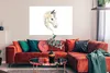 MuchoWow® Poster Pferd - Aquarell - Weiß - Mädchen - Kinder Produktbild-Vorschau 2