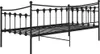 vidaXL Rozkládací pohovka Rám postele černý kov 90x200 cm Náhled obrázku produktu 6