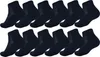 12 Paar Sport Frottee Sneaker Socken Herren Damen Quarter Produktbild-Vorschau 1