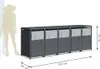 Westmann Tonus 5 Metalen afvalcontainerbox, 5 stuks, 5 x Productafbeelding-voorbeeld 7