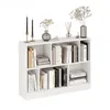 KOMTO Bücherregal Rectolibra Weiß-Regal Wohnzimmer mit 6 Produktbild-Vorschau 1