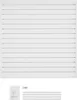 A white slatted wall panel with a small package and several white strips below it. Produktbild-Vorschau