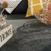Anthracite Tapis doux décoratif facile d'entretien idéal Voir les images du produit 2