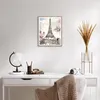 Gerahmtes Poster - Rahmen in heller Eiche - Bäume Eiffle Produktbild-Vorschau 6