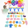 Hubové štetce na maľovanie, hubové štetce, kreslenie Doodle Náhľad obrázku produktu 4