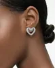 Swarovski 5625535 Ohrstecker Damen Una Herz Klein Weiß Produktbild-Vorschau 5