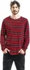 Urban Classics Regular Stripe LS rouge vif/noir - M Voir les images du produit 16