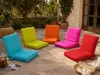 Klappbare Oxford Strandliege Dunkelblau – Tragbar Gartenliege, leichte Campingliege Produktbild-Vorschau