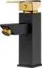 Cubo S-1022Bg Schwarz/Gold Waschtischarmatur Produktbild-Vorschau 6