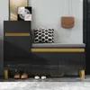Szafka na buty Merax z ławką, duża półka na buty do Podgląd zdjęcia produktu 8