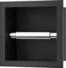 Balneo | Portarotolo - A parete - Nero - 17,3 x 17,3 x 8,6 Anteprima dell’immagine prodotto 2