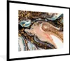 MuchoWow® Gerahmtes Poster Marmoroptik - Gold - Schwarz - Produktbild-Vorschau 1