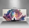 Lebensstil der Meditation – Leinwandbild Wandbild – 120x60 Produktbild-Vorschau 4