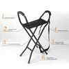 Spazierstock Spazierstock Klappstock Hocker Tragbarer Produktbild-Vorschau 11