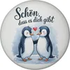 Pinguine mit Herz Magnet - Schön, dass es dich gibt Produktbild-Vorschau 1