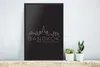 MuchoWow® MuchoWow® Gerahmtes Poster Skyline "Bangkok" weiß Produktbild-Vorschau 4