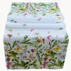 Tischwäsche mit Motiv Blumen und Schmetterlinge 40 x 140 cm Produktbild-Vorschau 1