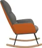 hojdacie kreslo vidaXL Light Grey Fabric Náhľad obrázku produktu 4