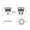 T-LED Spínač tlačidlový M19 250V/5A kovový 113101 Náhľad obrázku produktu 4