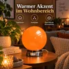 Orange Glas Nachttischlampe Kugel, dimmbare Tischlampe mit Produktbild-Vorschau 8