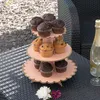 Intirilife etagere in cartone a 3 livelli in rosa - 30 / Anteprima dell’immagine prodotto 4