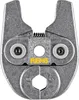 A close-up, top-down view of a metal pipe crimping tool. Anteprima dell’immagine prodotto