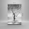 Bilder auf glas - Einteilig - Schwarzweiß Baum See - Produktbild-Vorschau 3