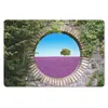 MuchoWow® Schreibtischunterlage Lavendel - Ausblick - Produktbild-Vorschau 1