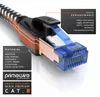 Kabel krosowy Primewire CAT 8 w powłoce bawełnianej - kabel Podgląd zdjęcia produktu 3