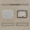Badspiegel 120x70cm - Abgerundetmit LED Beleuchtung - LED Produktbild-Vorschau 8