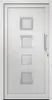 Weiße wärmegedämmte Haustür mit 5-Punkt-Verriegelung 98x208 Produktbild-Vorschau 3