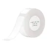 A roll of white labels on a white background. Podgląd zdjęcia produktu