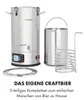 Maischfest Maischekessel 5 Teile 1500/3000W 30l LCD Produktbild-Vorschau 4