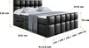 ALTDECOR Boxspringbett mit Matratze und Lattenrost  - RICAR Produktbild-Vorschau 5